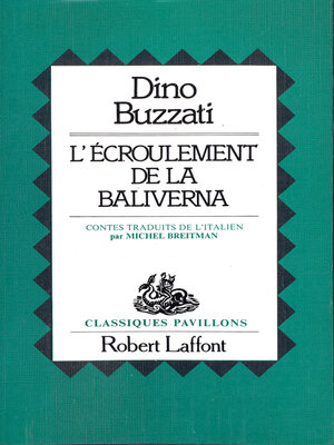 cover image of L'Écroulement de Baliverna